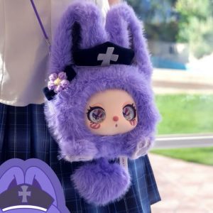 Baby Three Liila Cotton Candy Bunny Bag style image