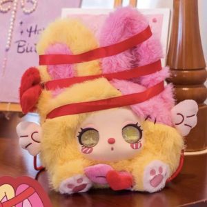 Baby Three Liila Cotton Candy Bunny Bag plush accessory image