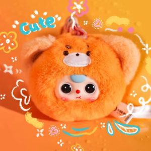 Baby Three Mini Animal Head plush display image