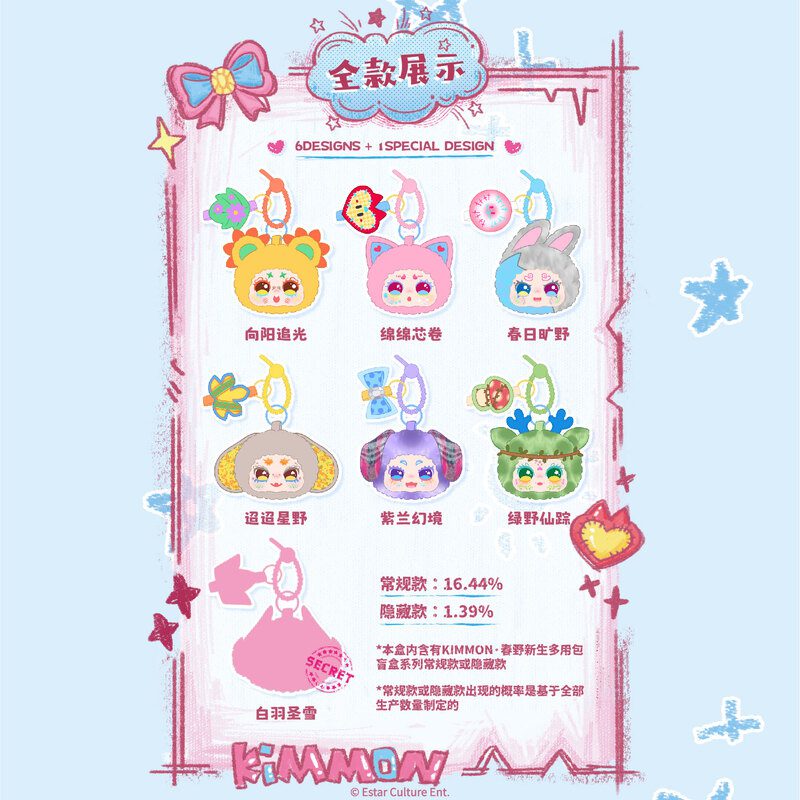 Kimmon 4 Spring Fields Newborn Vinyl Face Bag Blind Box Wholesale Official Product Image