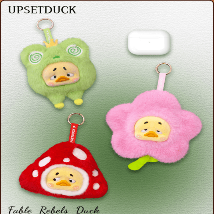 Upsetduck Fable Rebels Duck Plush Earphone Case Blind Box Wholesale Official Product Image