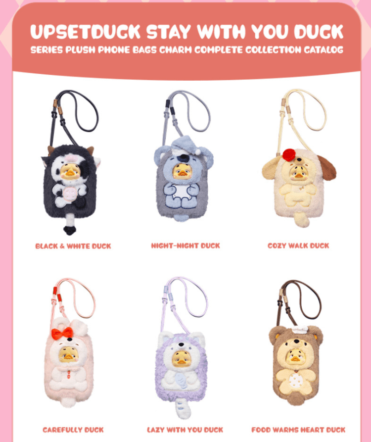 Upset Duck Stay With You Duck Phone Case Blind Box Wholesale Official Product Image