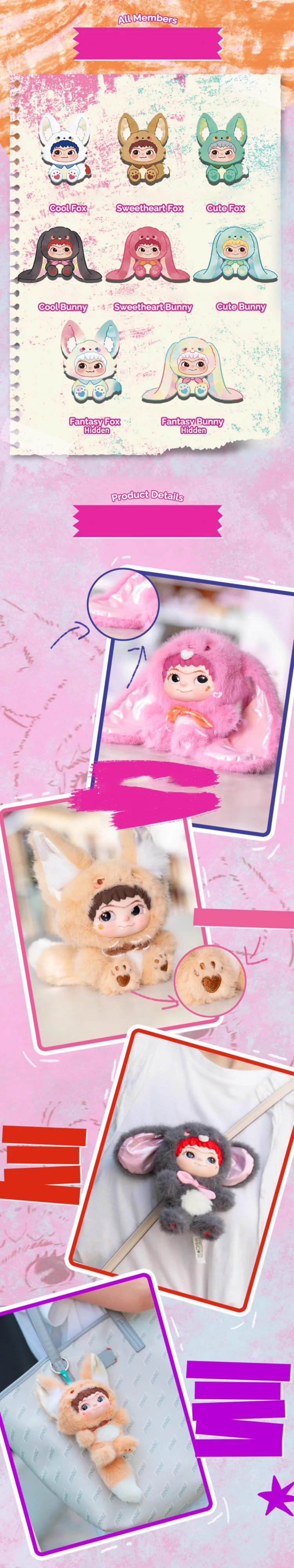 Wakuku Fox And Bunny Trick Or Treat Series Blind Box Product Image