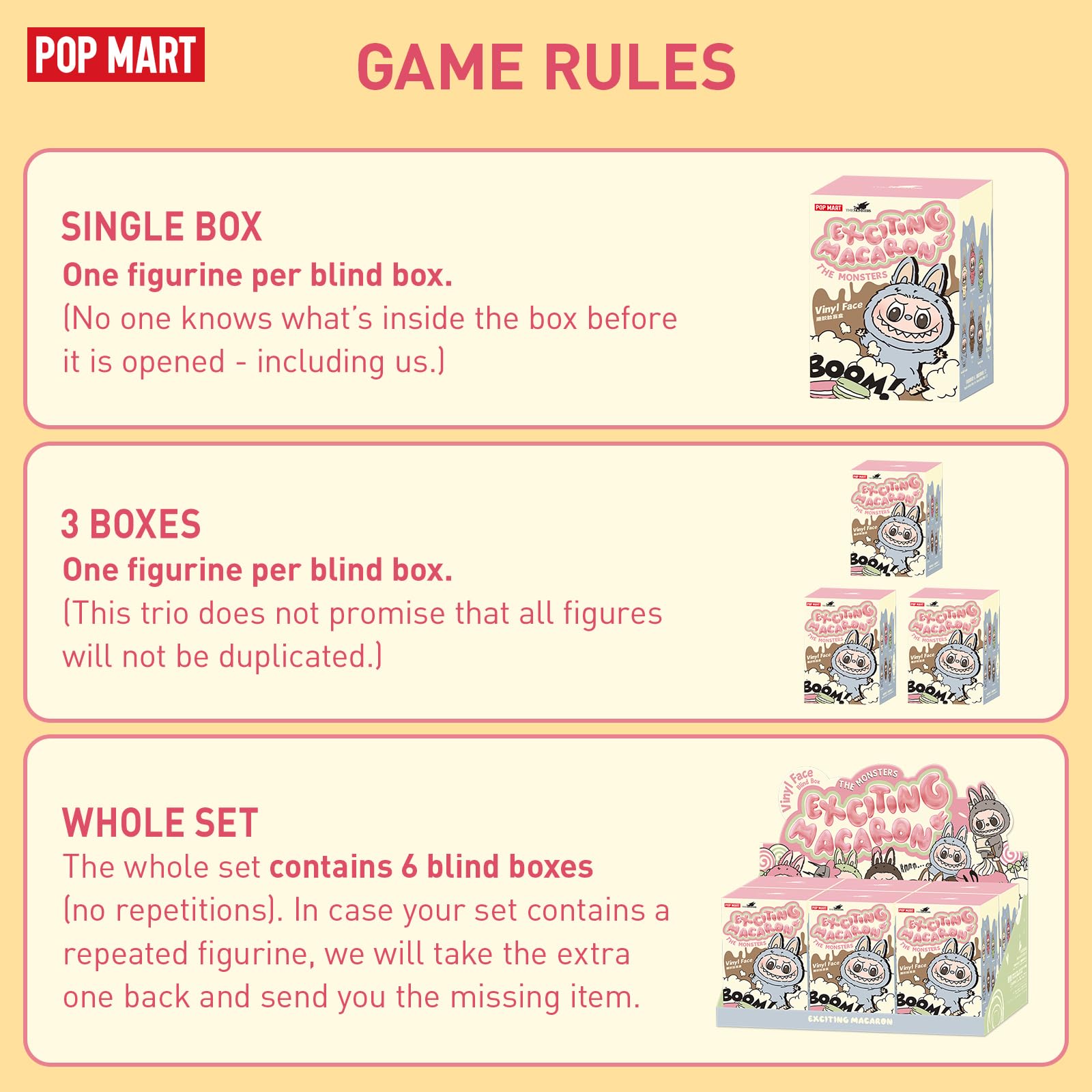 Labubu 1.0 The Monsters Macaron Wholesale Blind Box Image