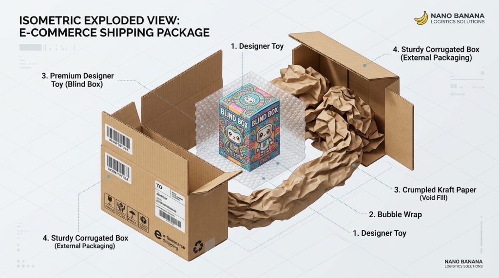 Packaging Online Blind Box Orders To Prevent Shipping Damage: The Ultimate Fulfillment Guide Product Image