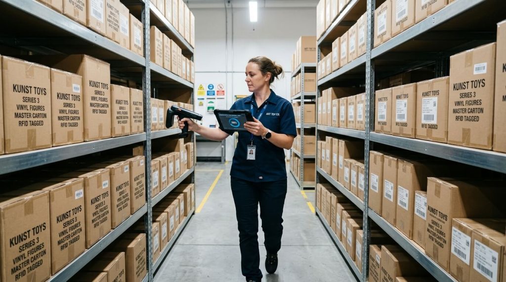 Leitores de código de barras x RFID: tecnologias de estoque para varejistas de brinquedos — Imagem do produto