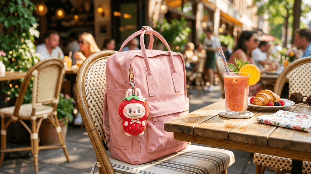 A Cheerful Lifestyle Shot On A Sunny Cafe A Trendy 2