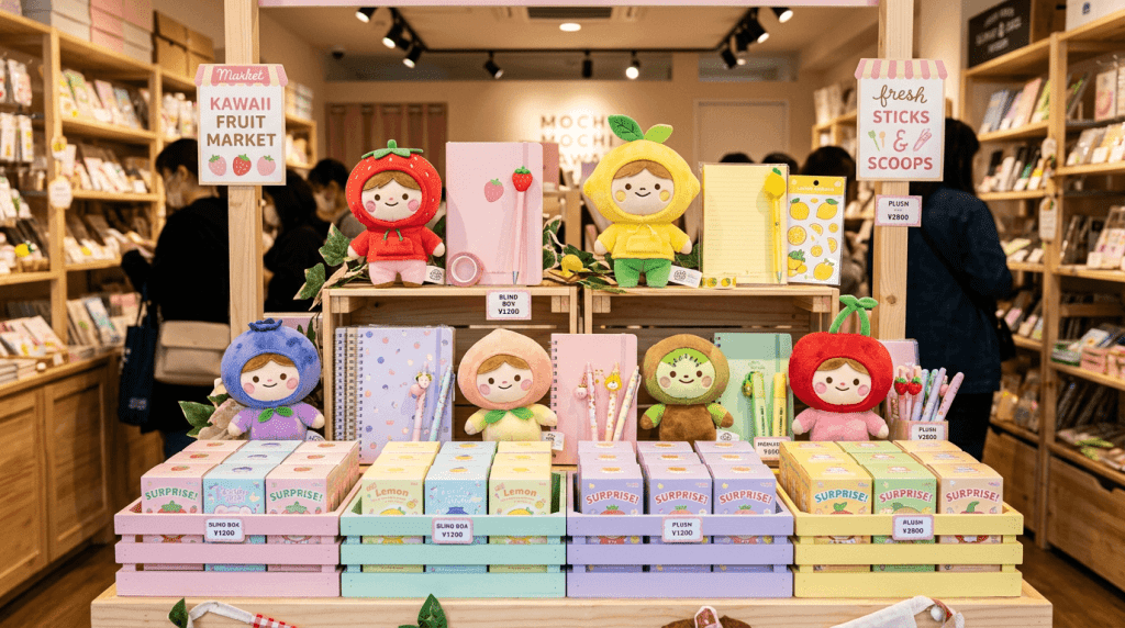 A Highly Aesthetic Retail Display Inside A Modern Kawaii 1