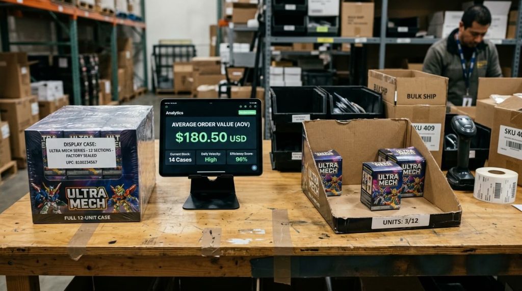 A Highly Wholesale Operational Shot On A Backroom Inventory 2