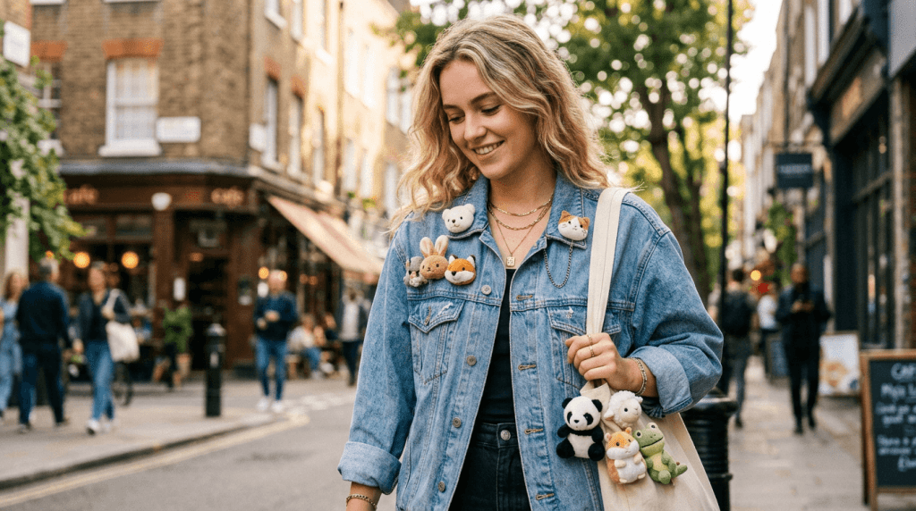 A Trendy Lifestyle Shot Focusing On Fashion A Young Person 1