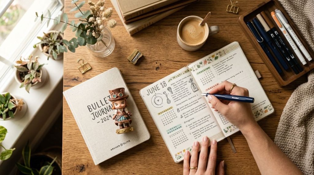 A Beautiful Lifestyle Flat Lay Shot Of A Curated A Person 2