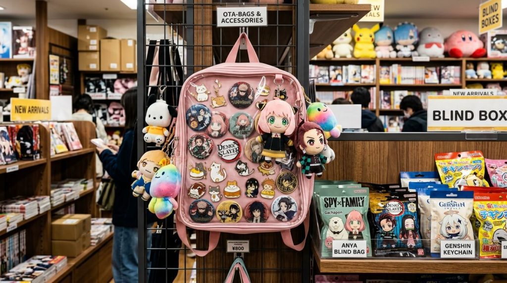 A Close Up Lifestyle Retail Shot Inside An Anime A Stylishly 2