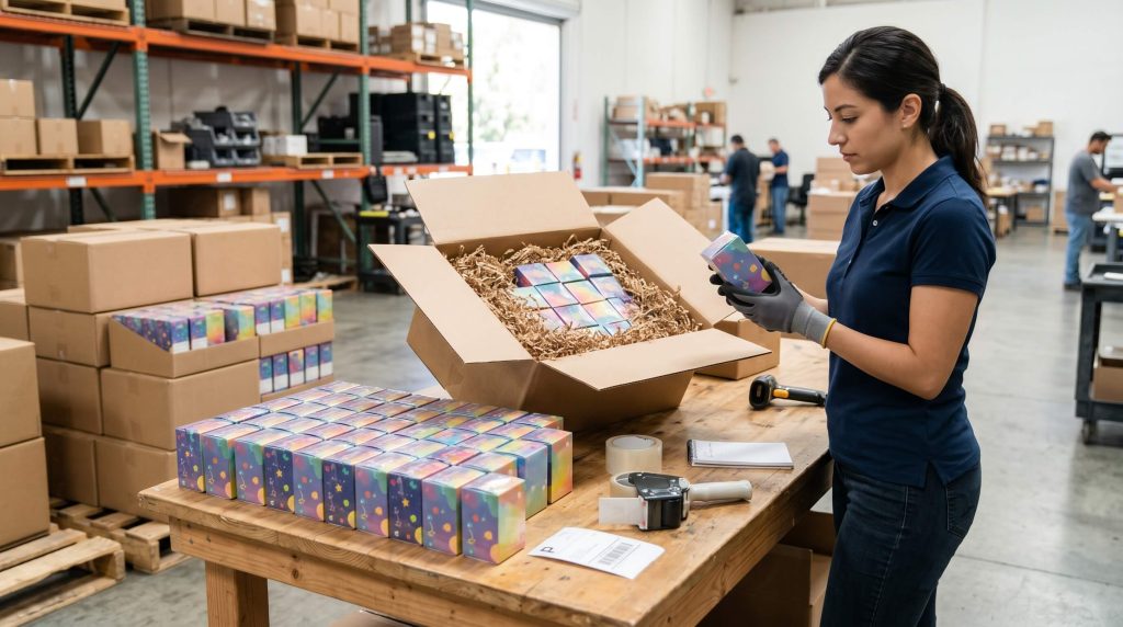 Packaging Quality Check For Alien Stage Blind Box Orders
