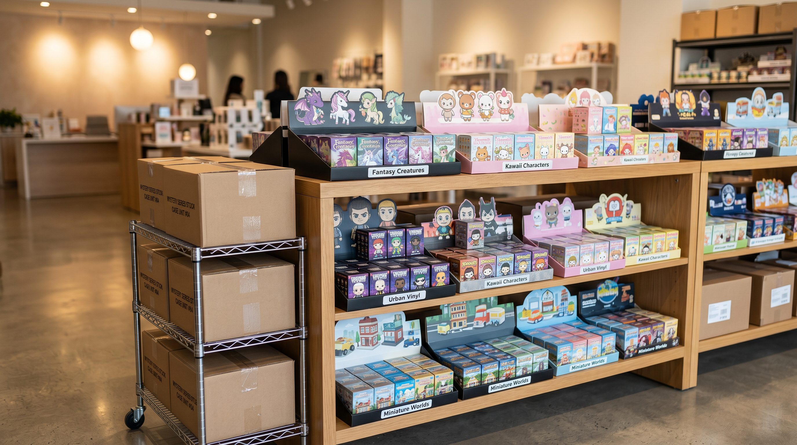 Flexible Blind Box Merchandising Plan With Substitute Series And Backstock