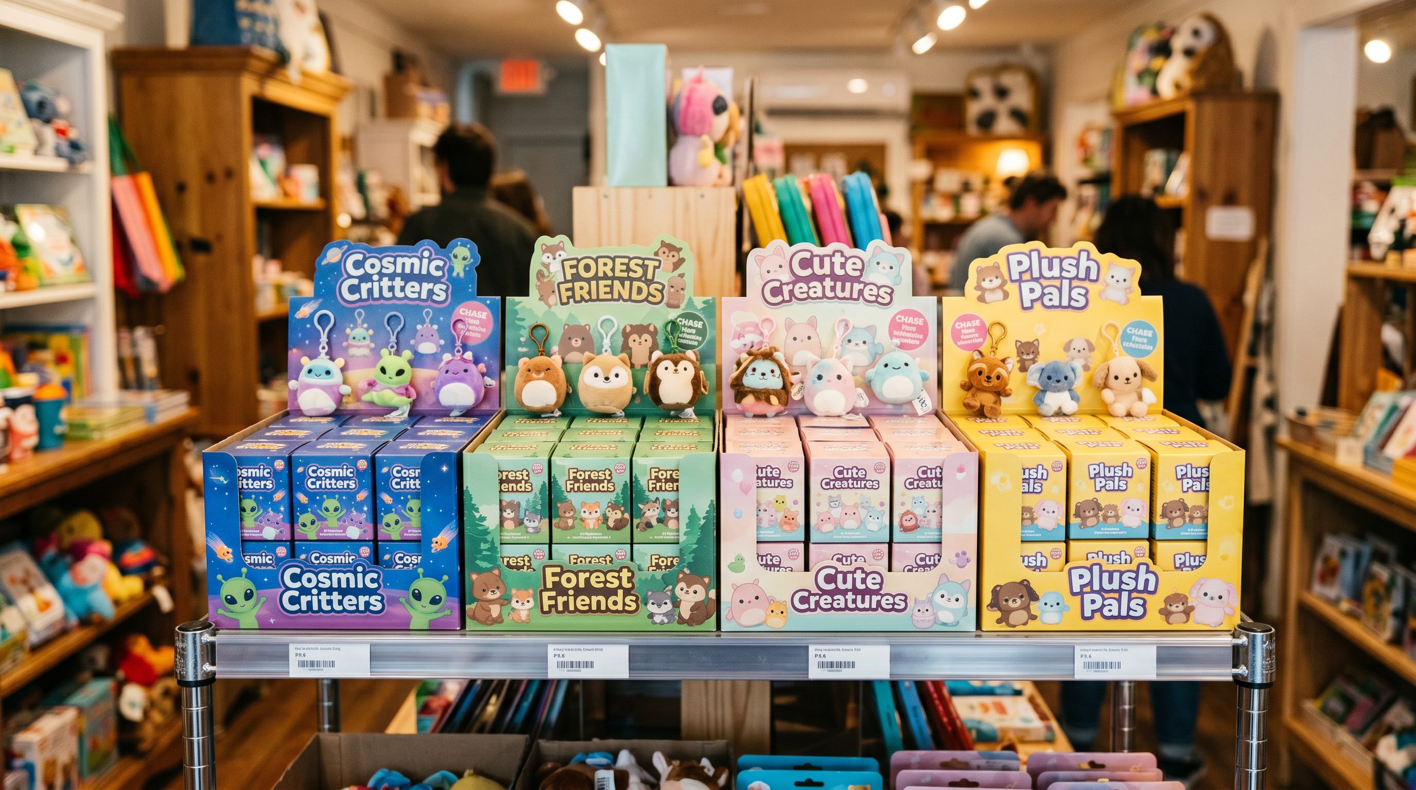 Plush Blind Box Formats Arranged By Retail Display Type