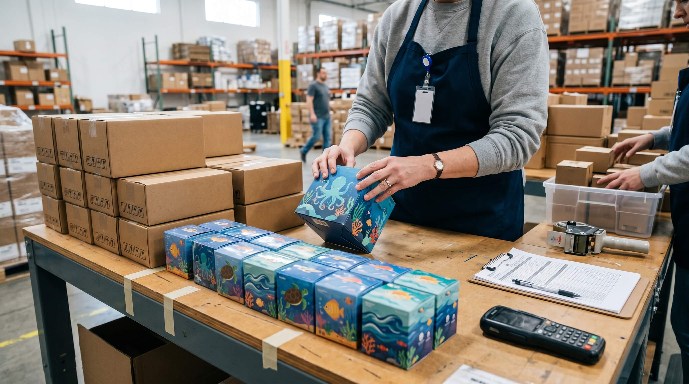 Deep Sea Blind Box Packaging And Quality Inspection