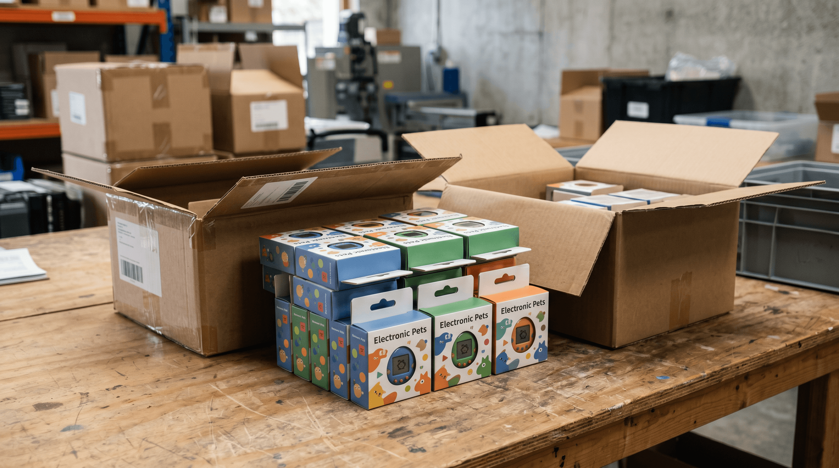 Electronic Pet Game Packaging Checks For Retail Buyers