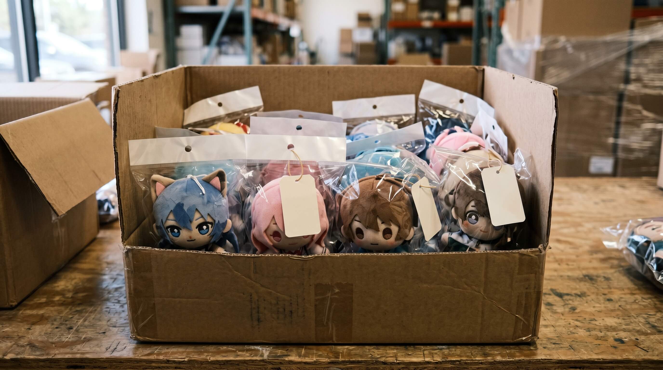 Packaging Checks For Retro Time Link Click Plush Dolls