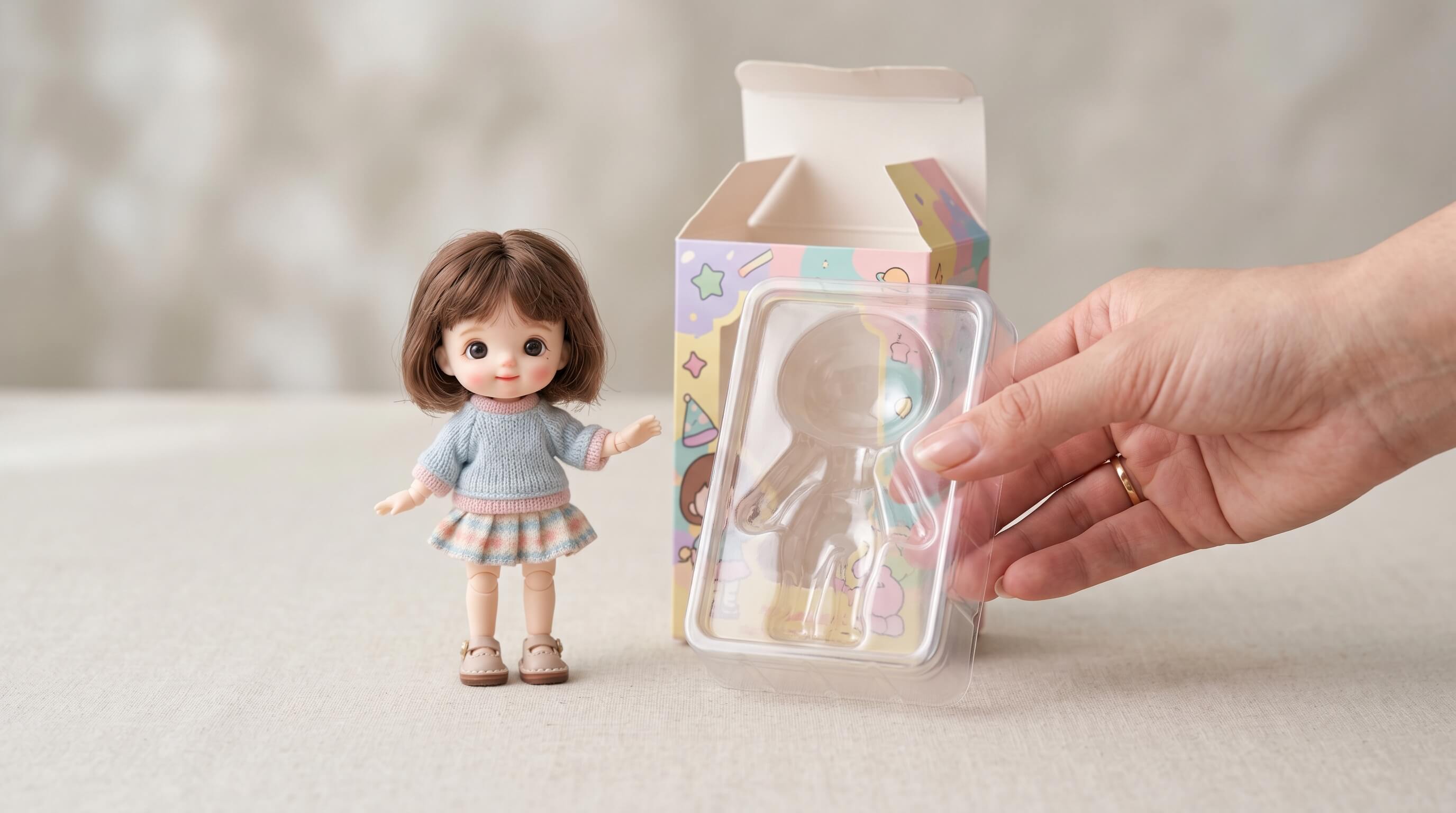 Poseable Doll Blind Box Packaging And Quality Check
