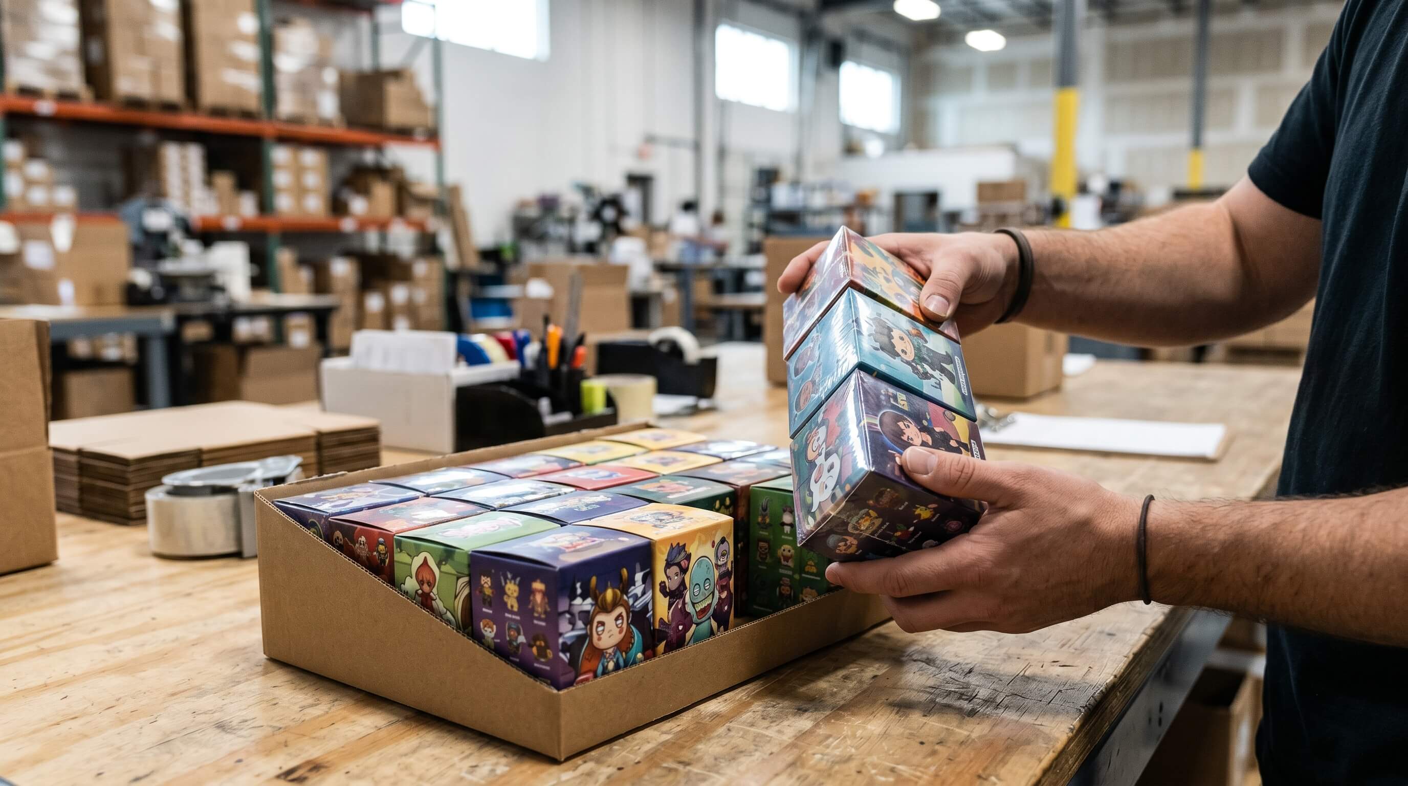 Packaging Inspection For Past In Sicily Blind Box Cartons