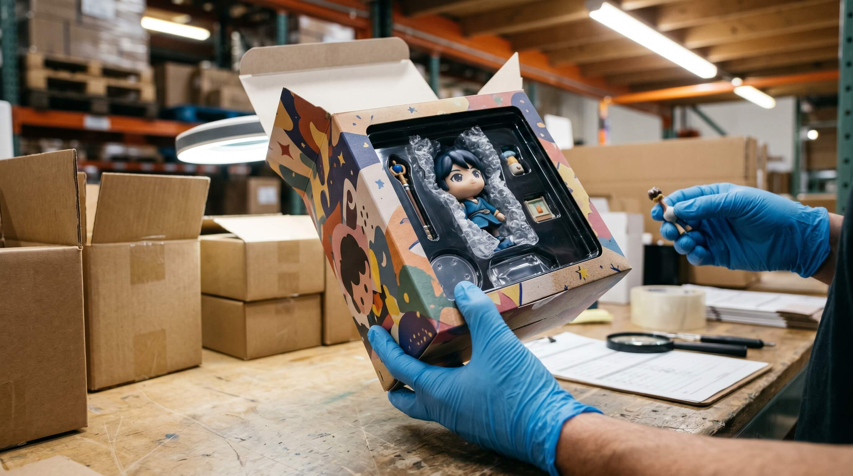 Bjd Doll Blind Box Packaging Inspection