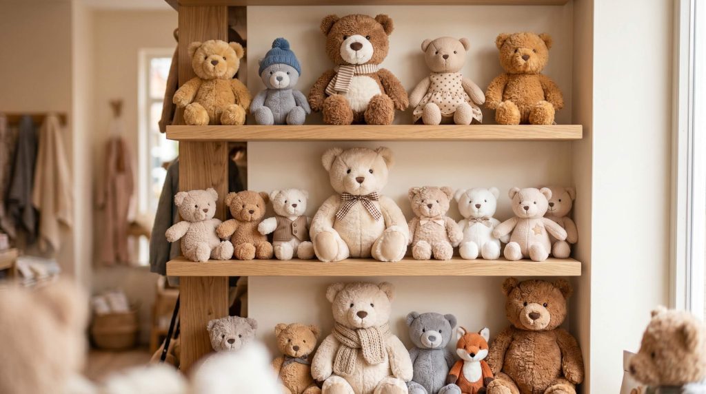 Expositor para la venta al por mayor y al por menor del peluche Yooki Bear