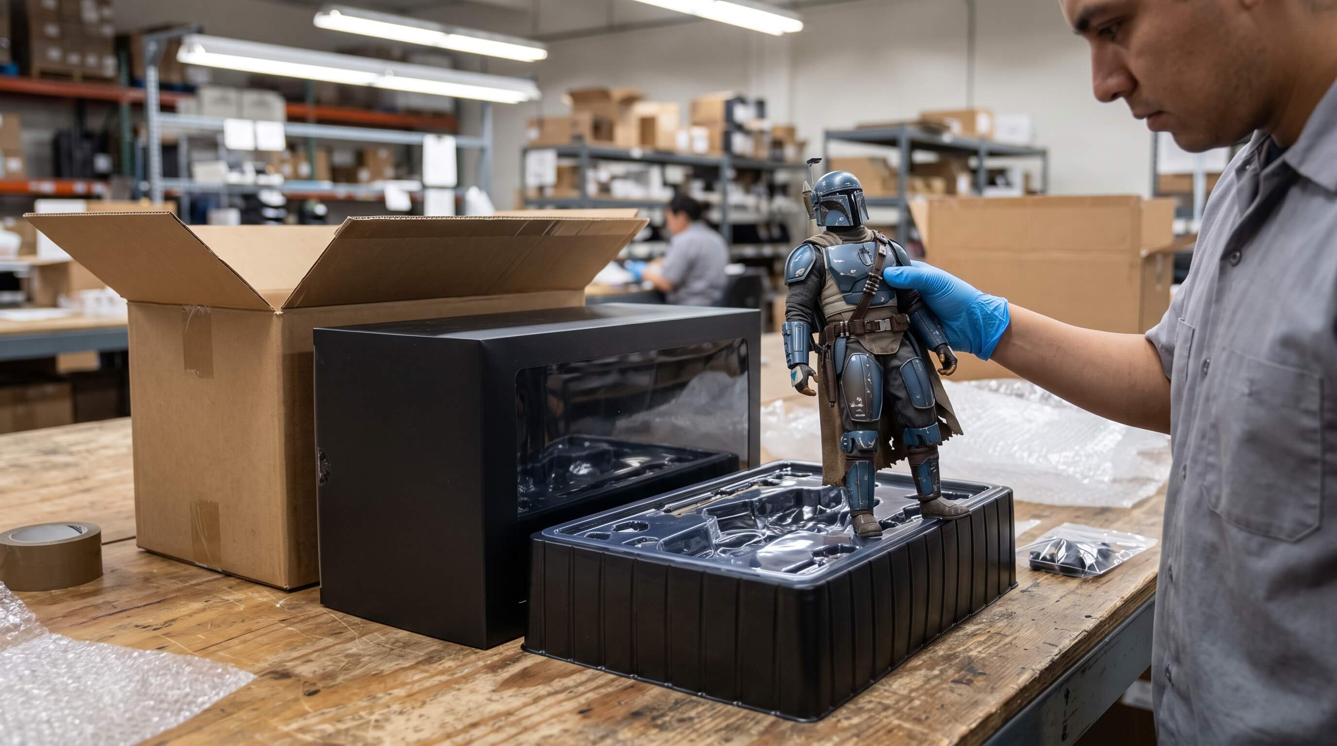 Packaging Inspection For A Baby Three 1000% Large Collectible Figure