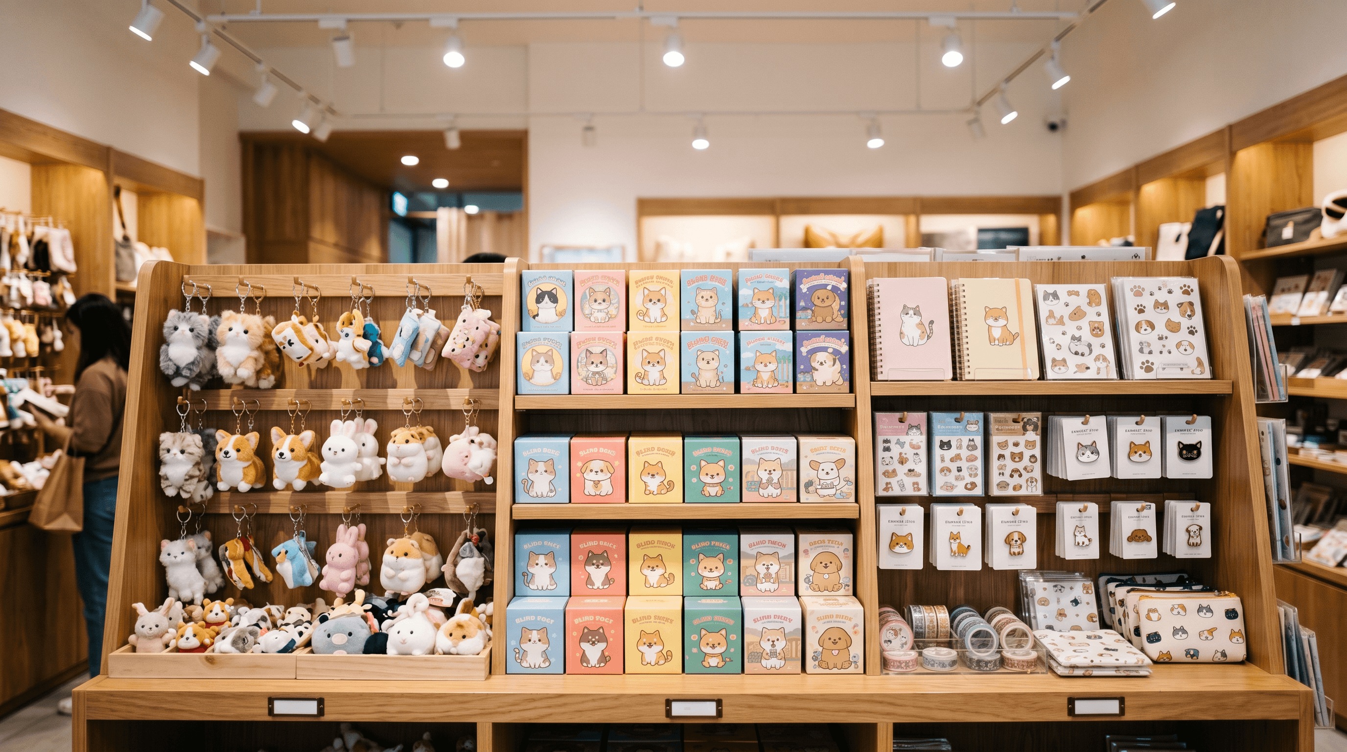Pet-Themed Baby Three Blind Box Display Planning