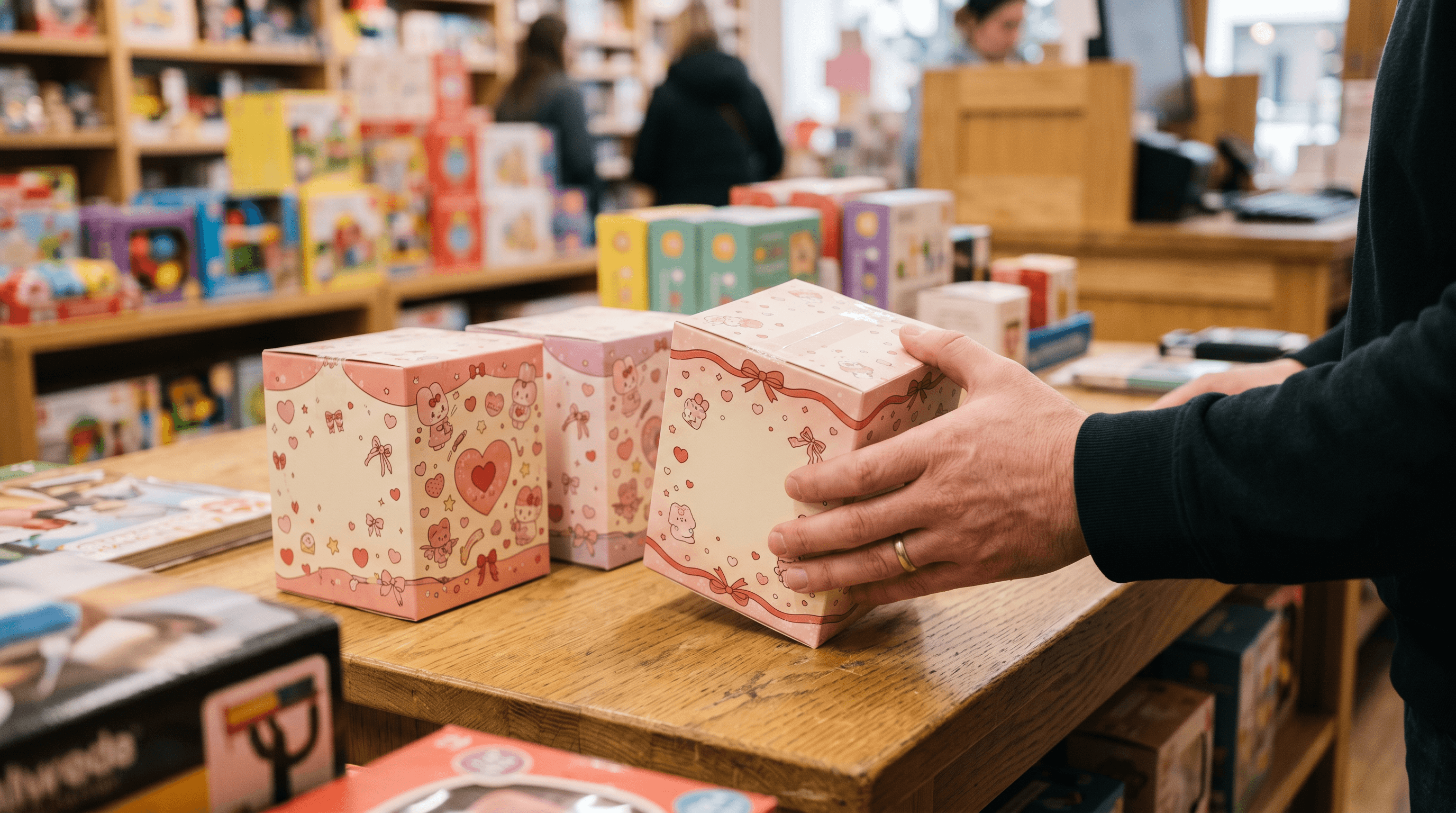 Cupid Plush Blind Box Packaging Inspection For Valentine Retail