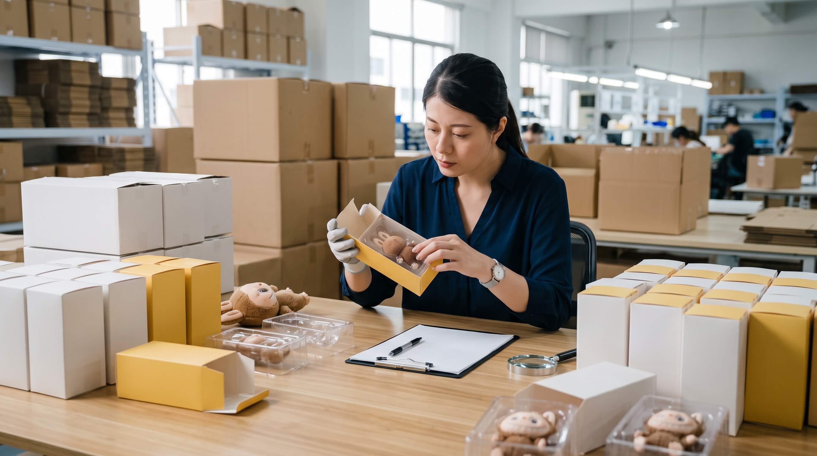 Packaging Check For Bakery Plush Blind Box Cartons