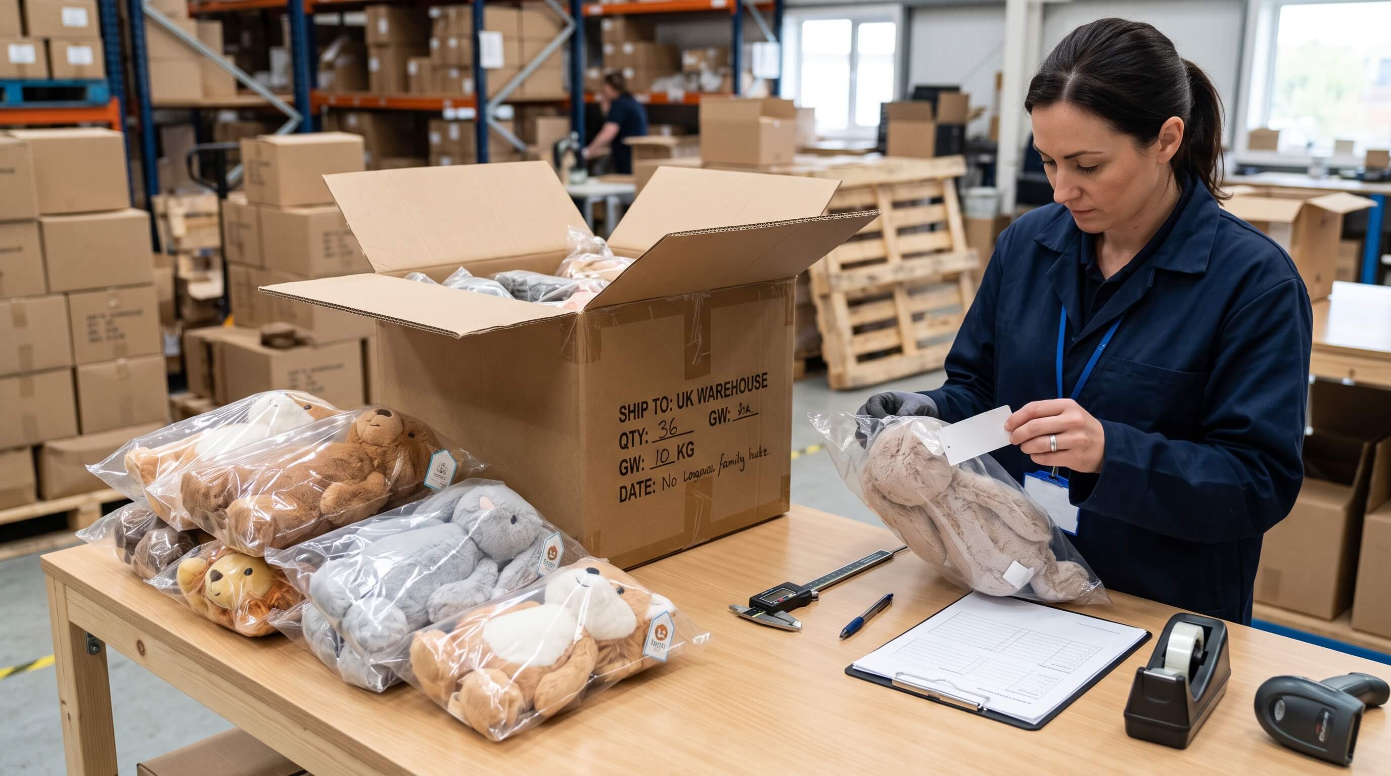 Packaging Checks For Deer Plush Wholesale Orders