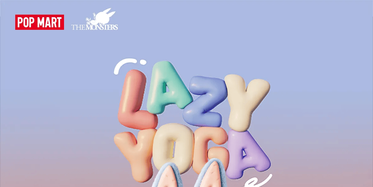 Caixa Surpresa com Figuras da Série Labubu Lazy Yoga