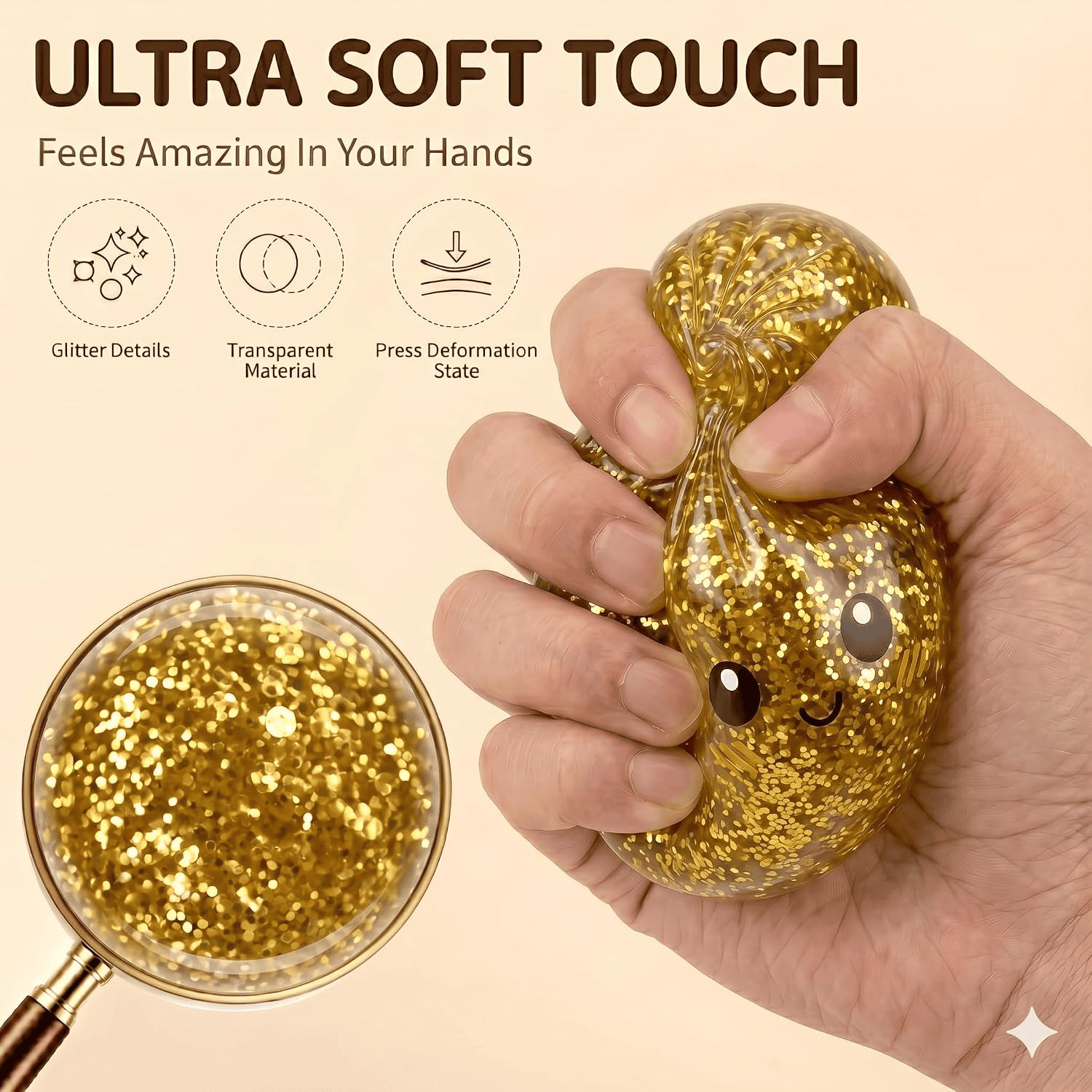 Glitter Dumpling Squishy Dumpling Mystery Box Colorful Dumplings Stress Balls Toy
