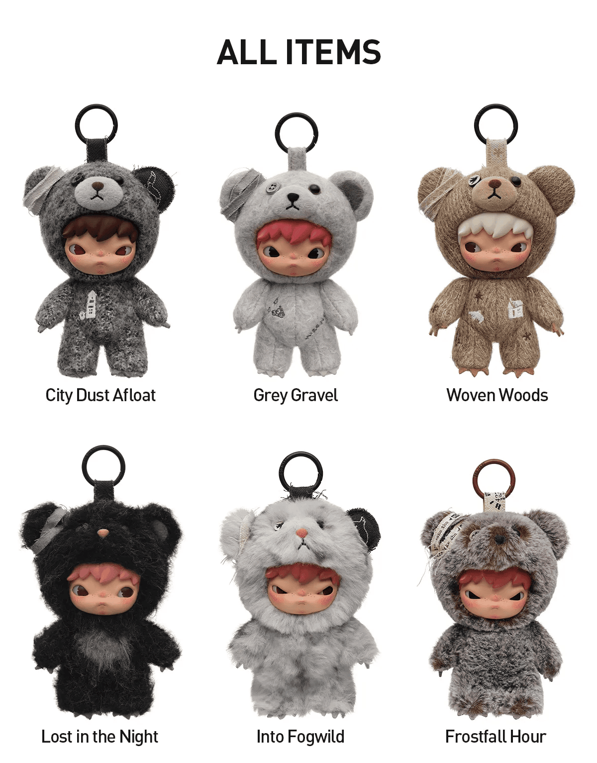 Pop Mart Hirono Road Journal Series-Plush Doll Pendant Blind Box