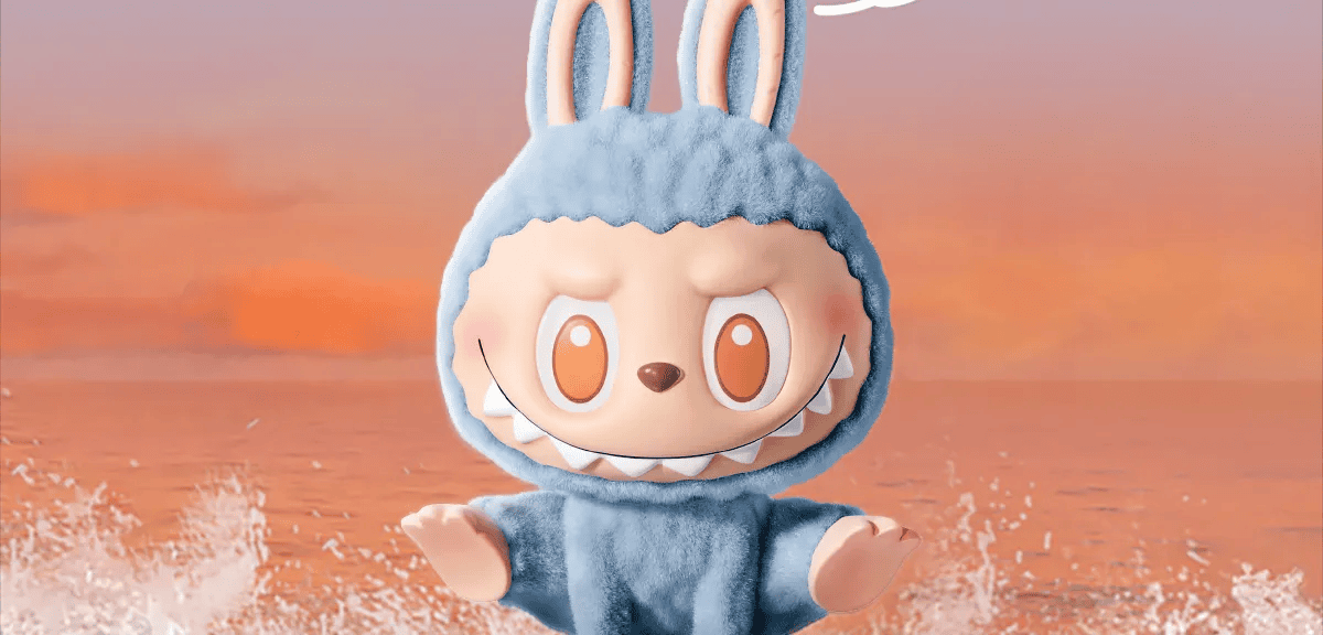 Caixa Surpresa com Figuras da Série Labubu Lazy Yoga