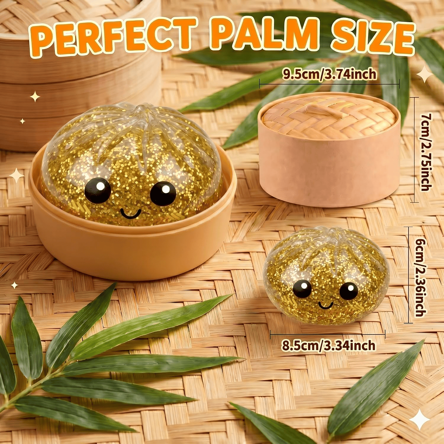 Glitter Dumpling Squishy Dumpling Mystery Box Colorful Dumplings Stress Balls Toy