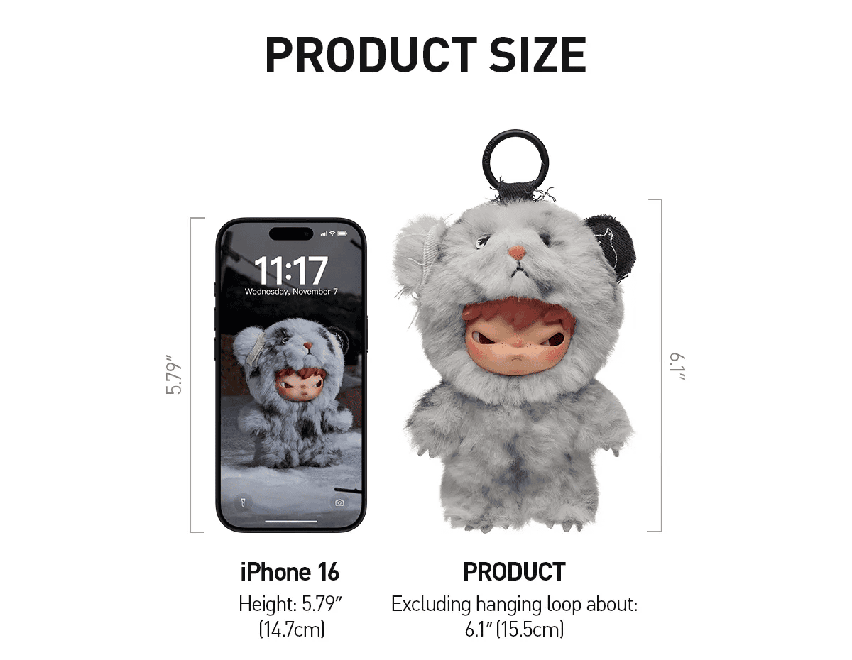 Pop Mart Hirono Road Journal Series-Plush Doll Pendant Blind Box