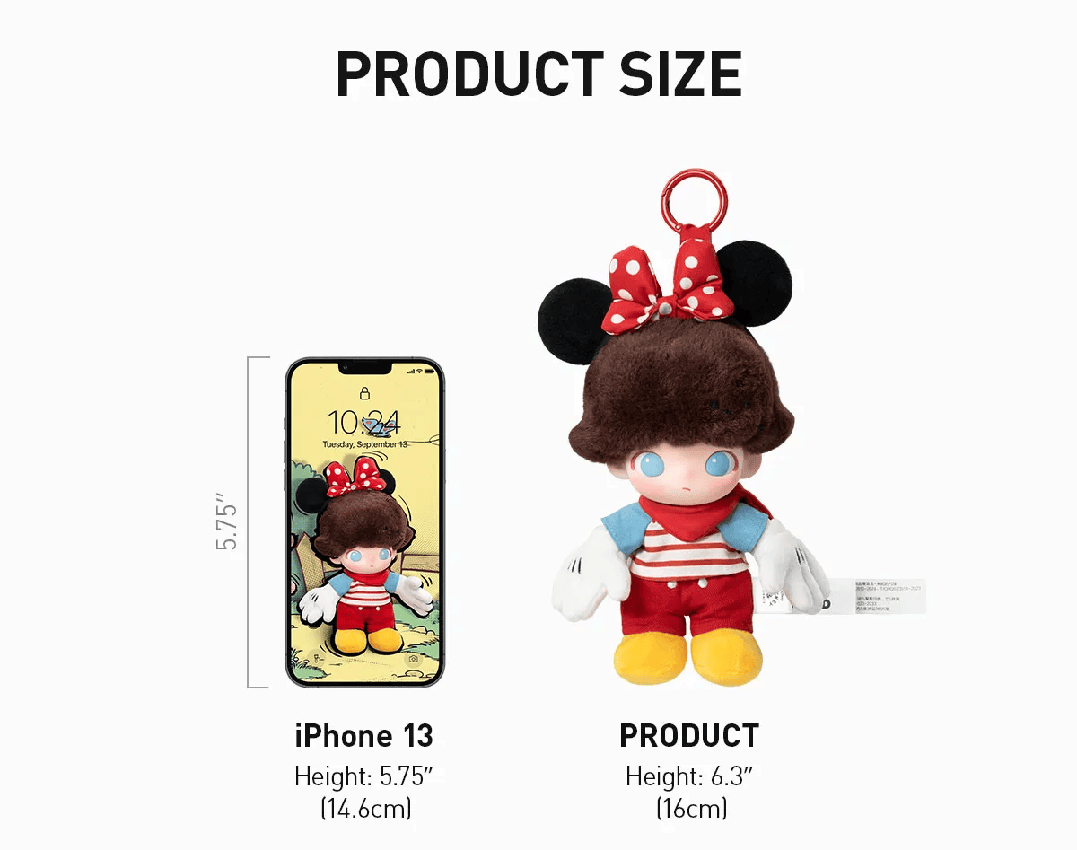 Pop Mart Dimoo World X Disney Series-Vinyl Plush Keychain Blind Box