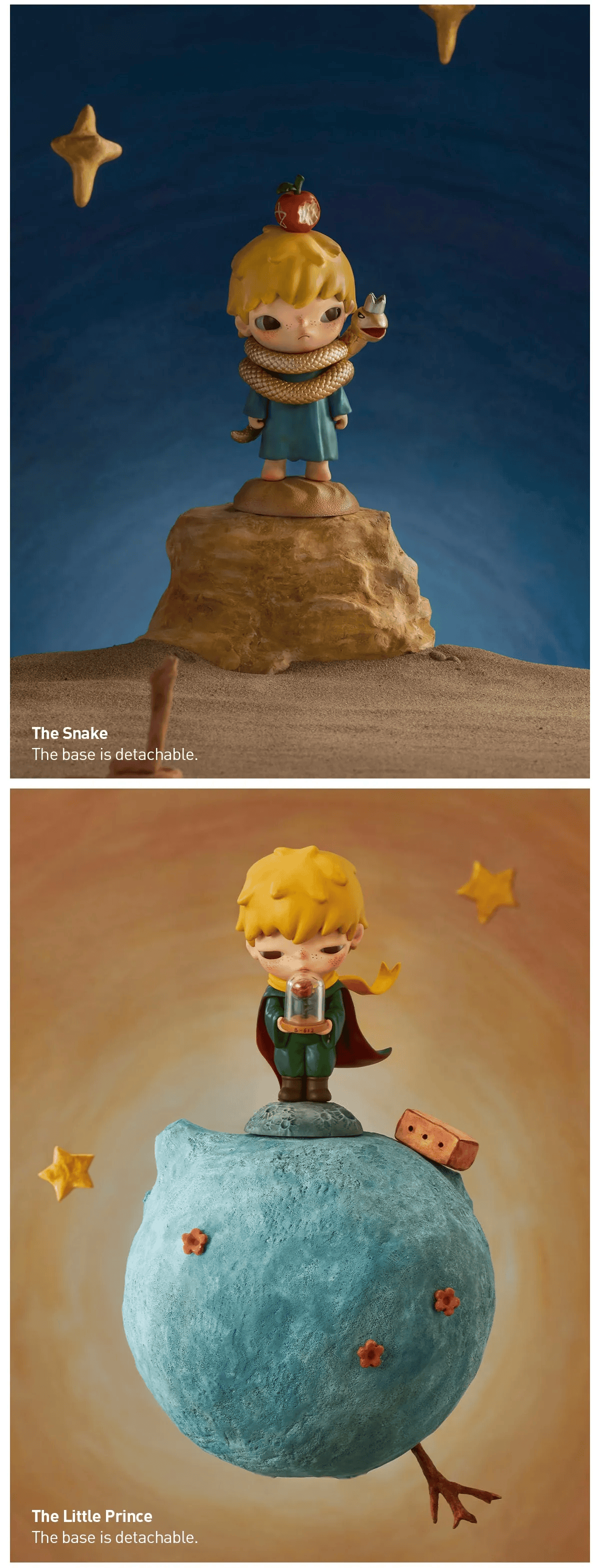 Pop Mart Hirono X Le Petit Prince Series Figures Blind Box