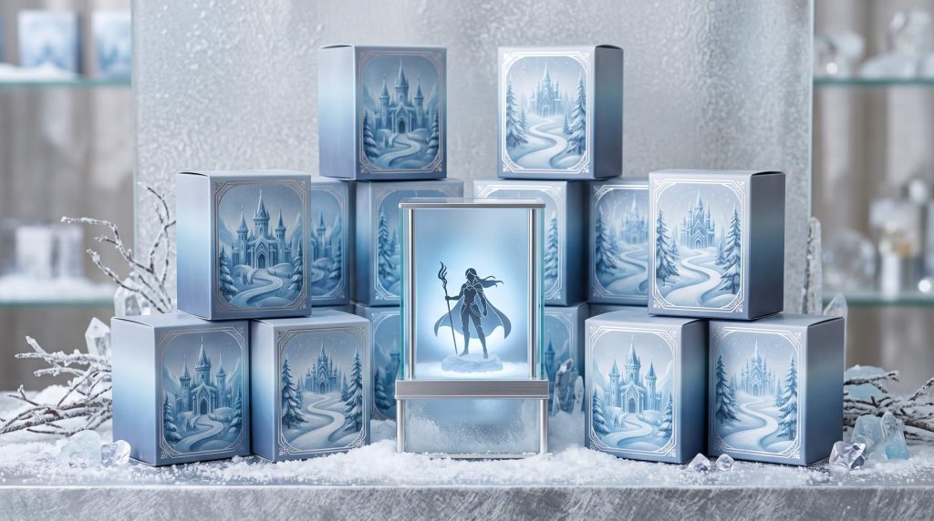 Expositor de varejo “Blind Box: Fantasia de Inverno” da Villa Emma Frostveil