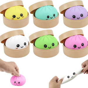 brinquedo de apertar em forma de bolinho