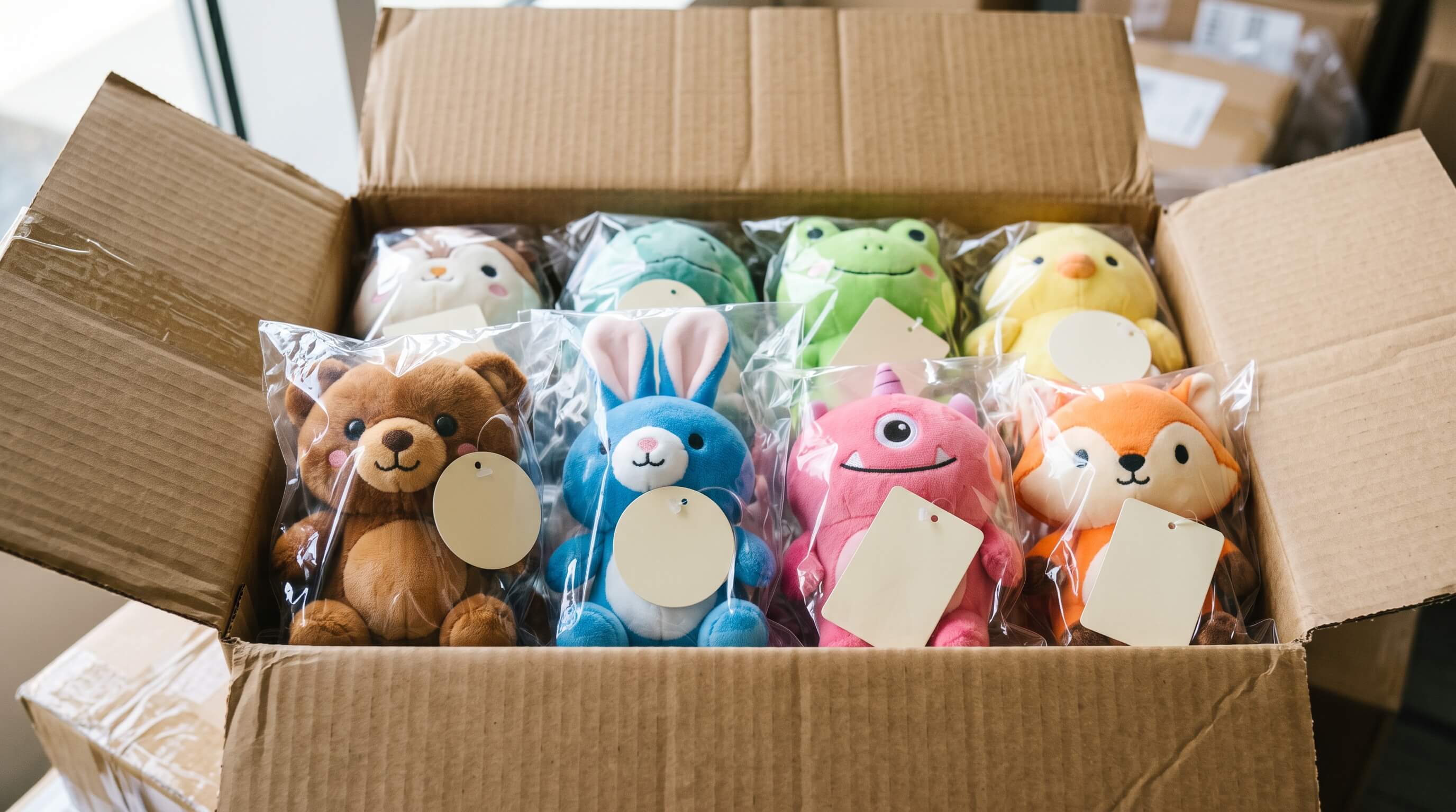 Kimmon Plush Packaging Inspection And Carton Arrangement