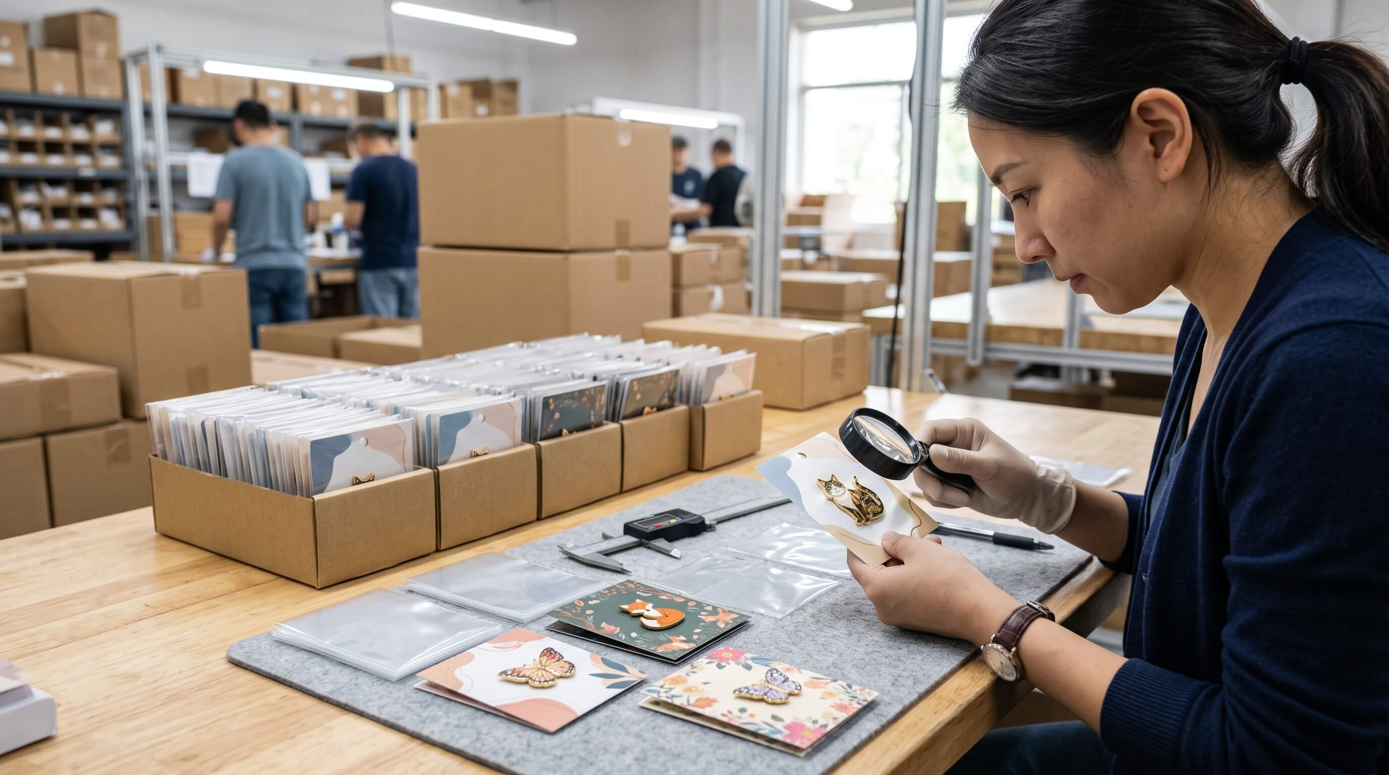 Packaging Checks For Labubu Pin For Love Collectible Pins