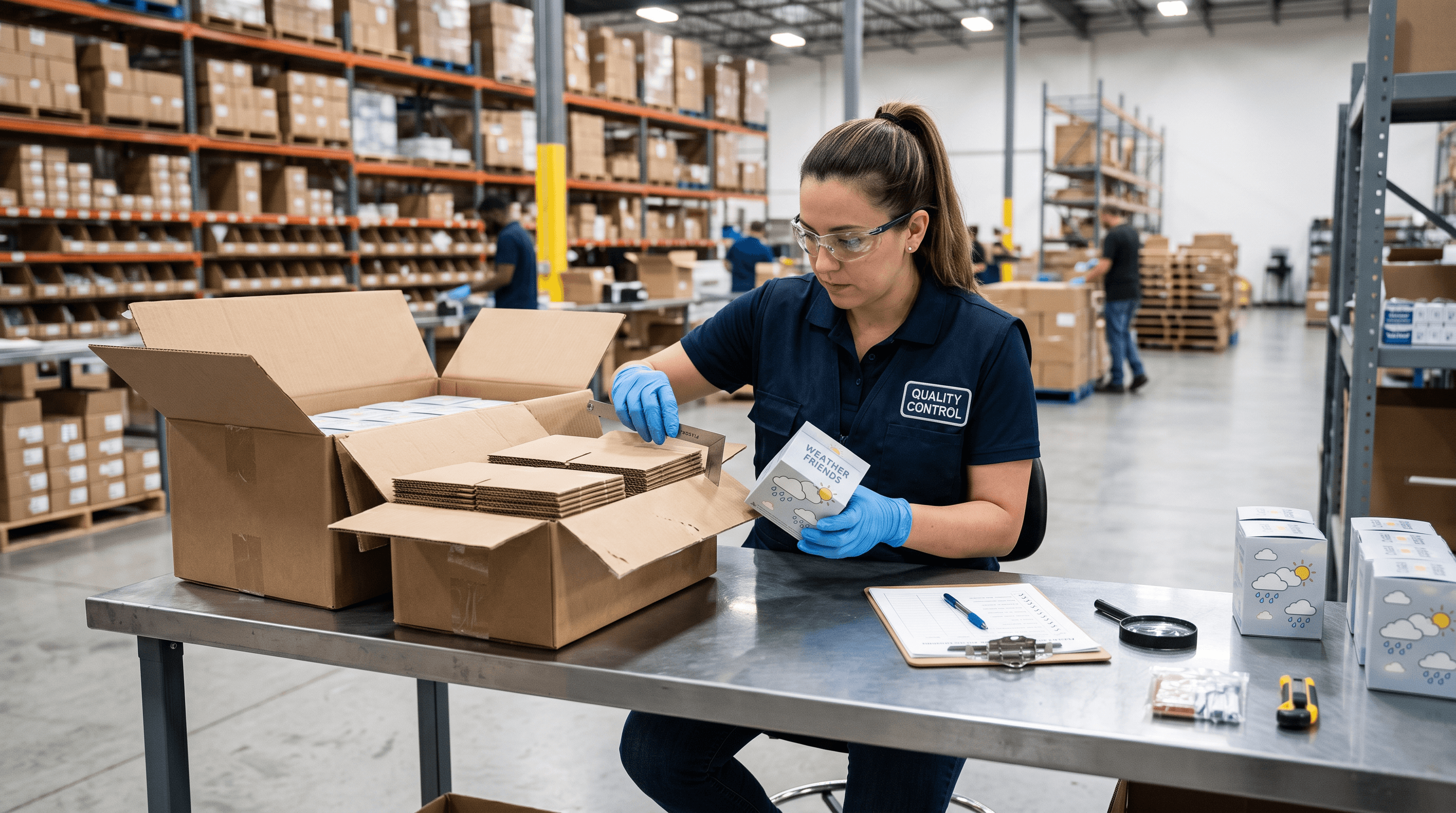 Packaging Quality Check For Ula Weather-Themed Blind Boxes
