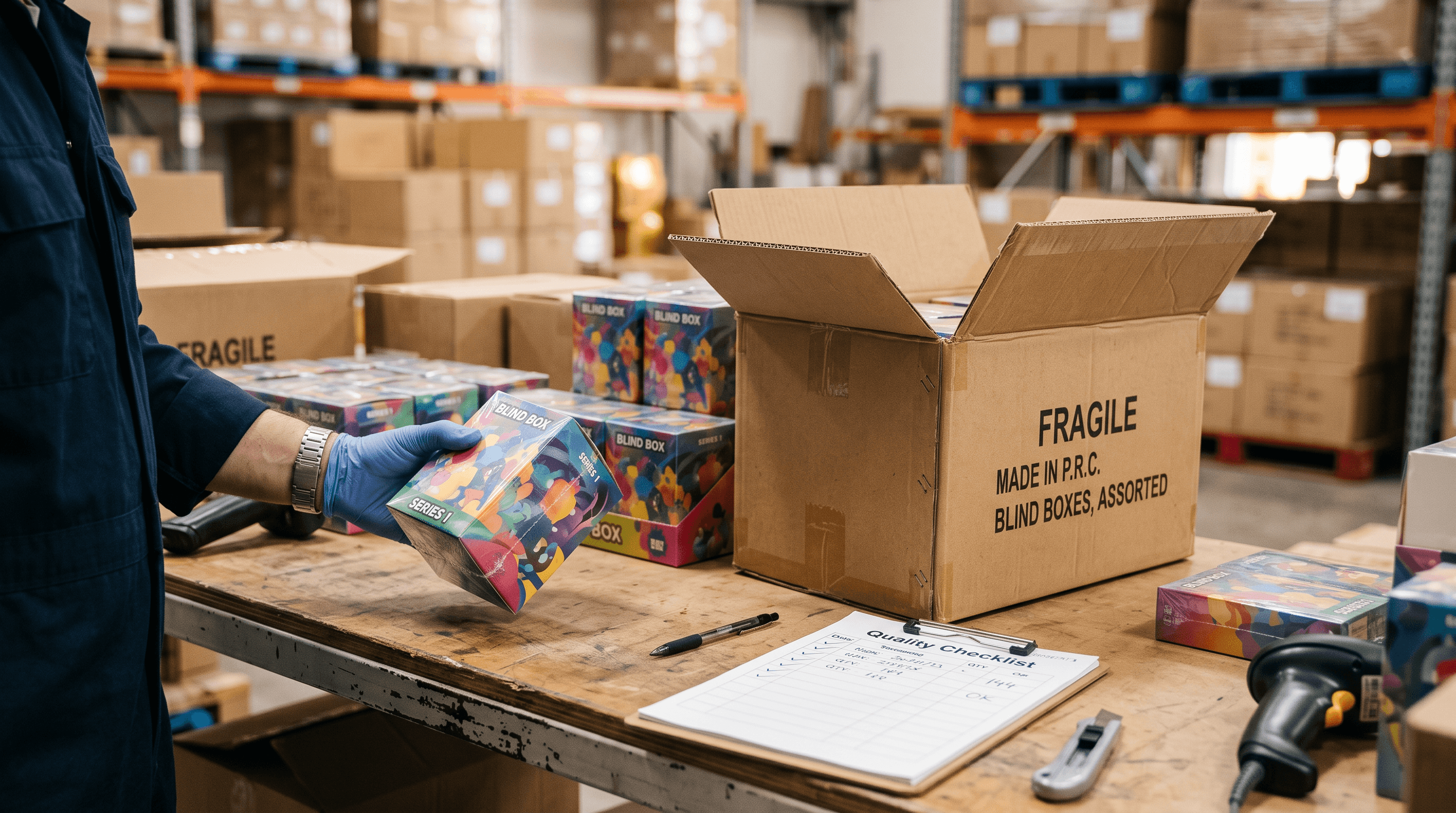 Upsetduck Blind Box Packaging And Carton Inspection