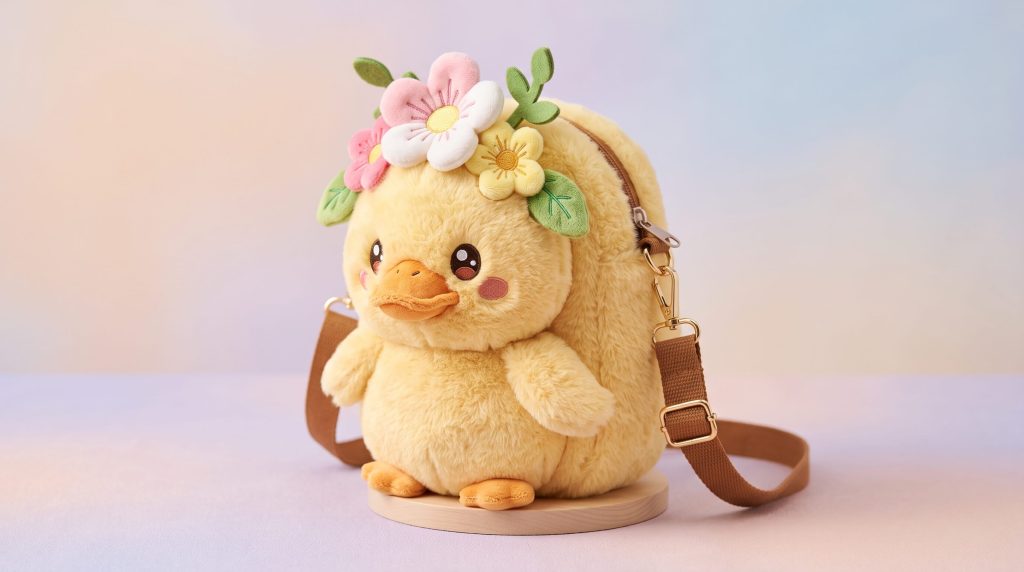 Upsetduck Blooming Duck Wearable Plush Bag For Wholesale Buyers