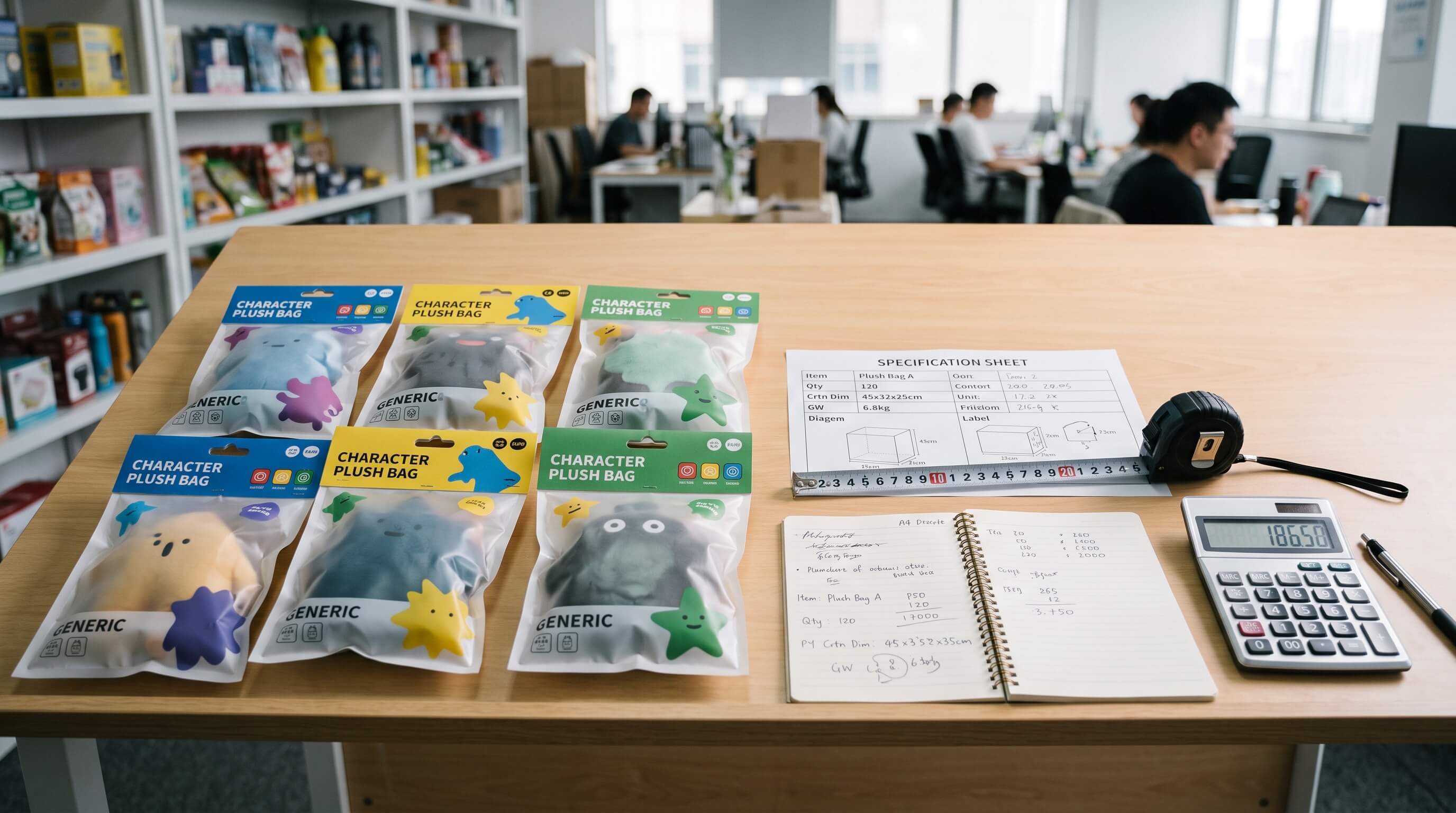 Wearable Plush Bag Assortment And Specification Planning