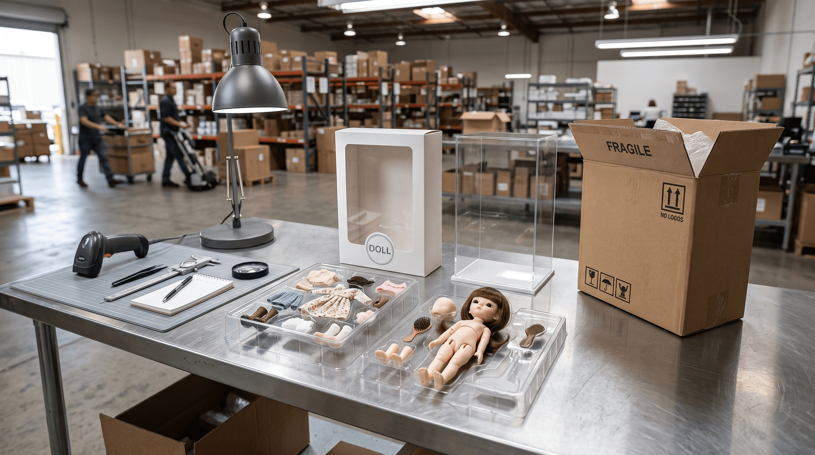 Packaging And Quality Inspection For Bjd Blind Box Dolls