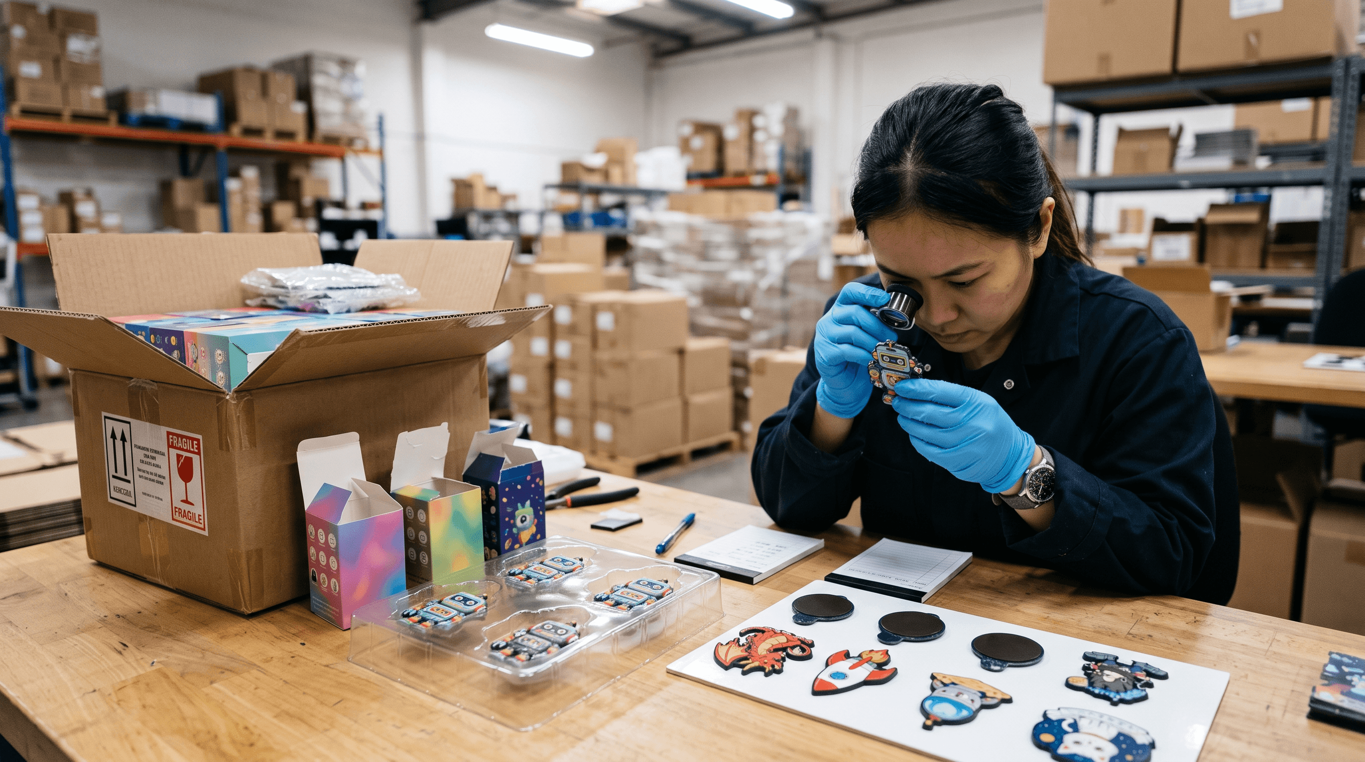 Quality And Packaging Checks For Wholesale Fridge Magnets
