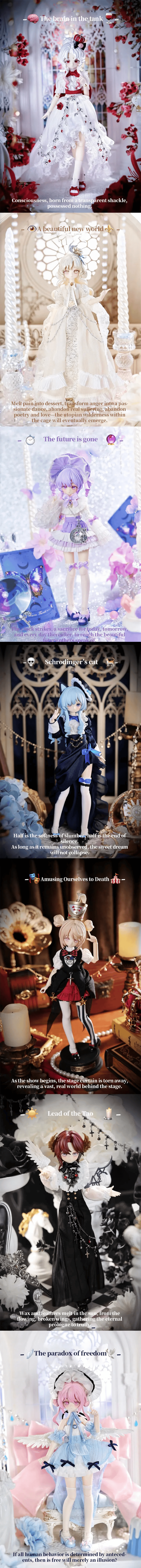 Paradox World Series 1/8 Bjd Blind Box